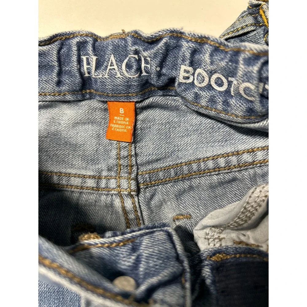 The Childrens Place Kids Jeans Size 8‎ Bootcut Blue Denim Adjustable Waist